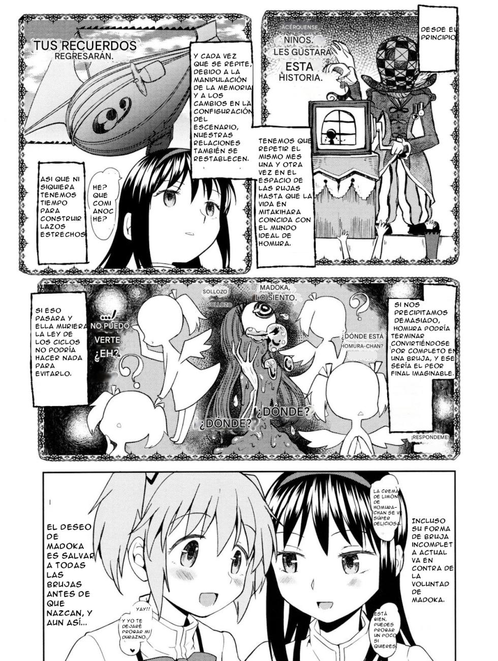 (C88) [Nedaore (Ayane)] Itsuka Enkan de Aetara | We'll Meet When Life Comes Full Circle (Puella Magi Madoka Magica) [Espanish) - Page 8