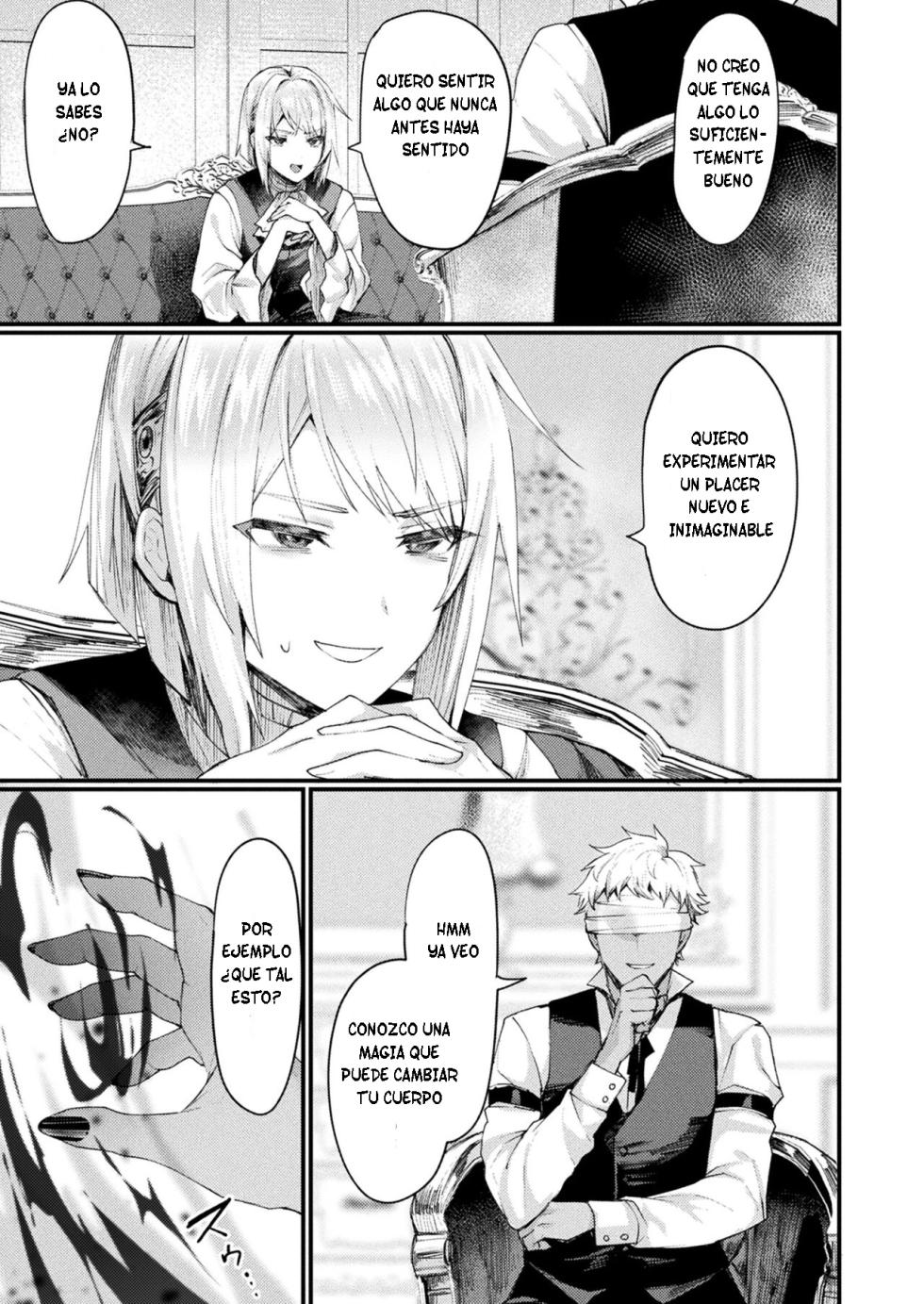 異形・女体化伝―堕落した貴族―【単話】[Echigoya Takeru] [Spanish] [TF Scans] - Page 5