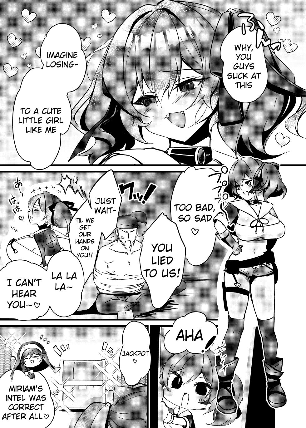 [Getsumen chakuriku] Thief Girl Swallowed By Mimic - Skeb [English] - Page 1