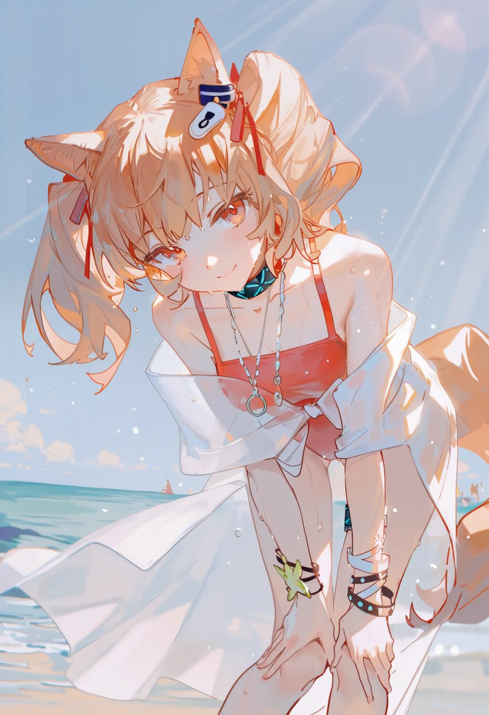 [利兹] 安洁莉娜 アンジェリーナ Angelina (Arknights) [Ai Generated] - Page 2