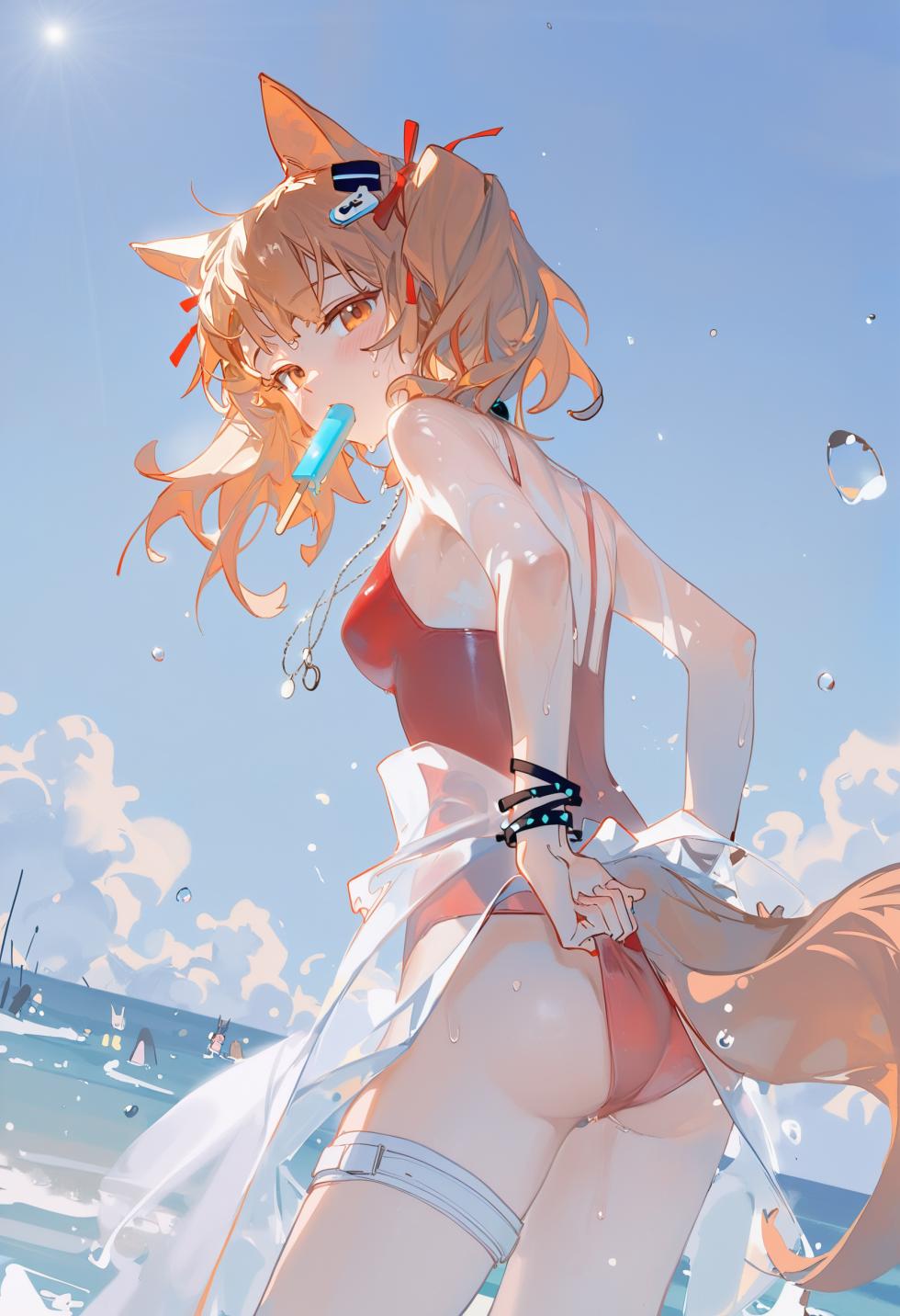 [利兹] 安洁莉娜 アンジェリーナ Angelina (Arknights) [Ai Generated] - Page 5