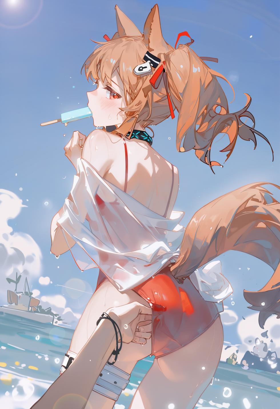 [利兹] 安洁莉娜 アンジェリーナ Angelina (Arknights) [Ai Generated] - Page 6