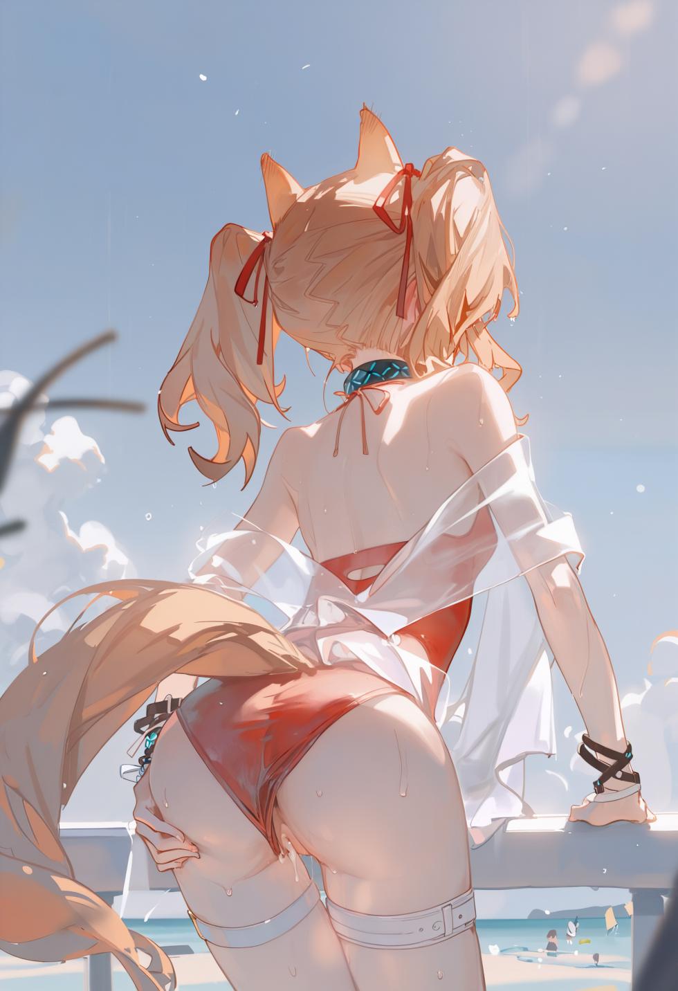 [利兹] 安洁莉娜 アンジェリーナ Angelina (Arknights) [Ai Generated] - Page 7