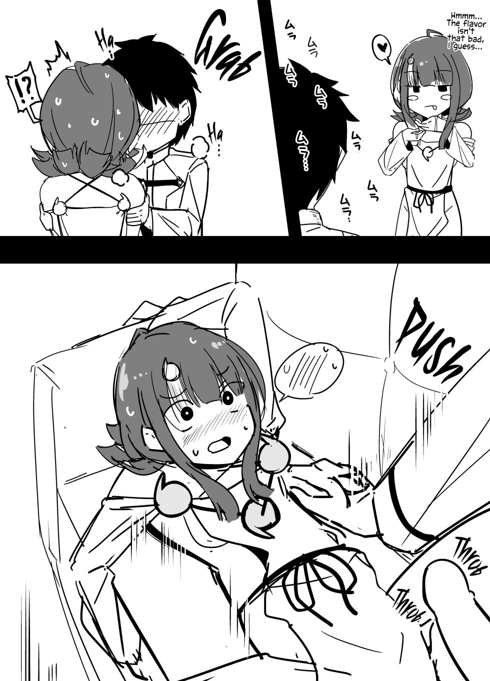 [Corundum] Yoko Chichi o Tsukou to Shite Te ga Subette Shimau Master (Fate/Grand Order) [English] - Page 6