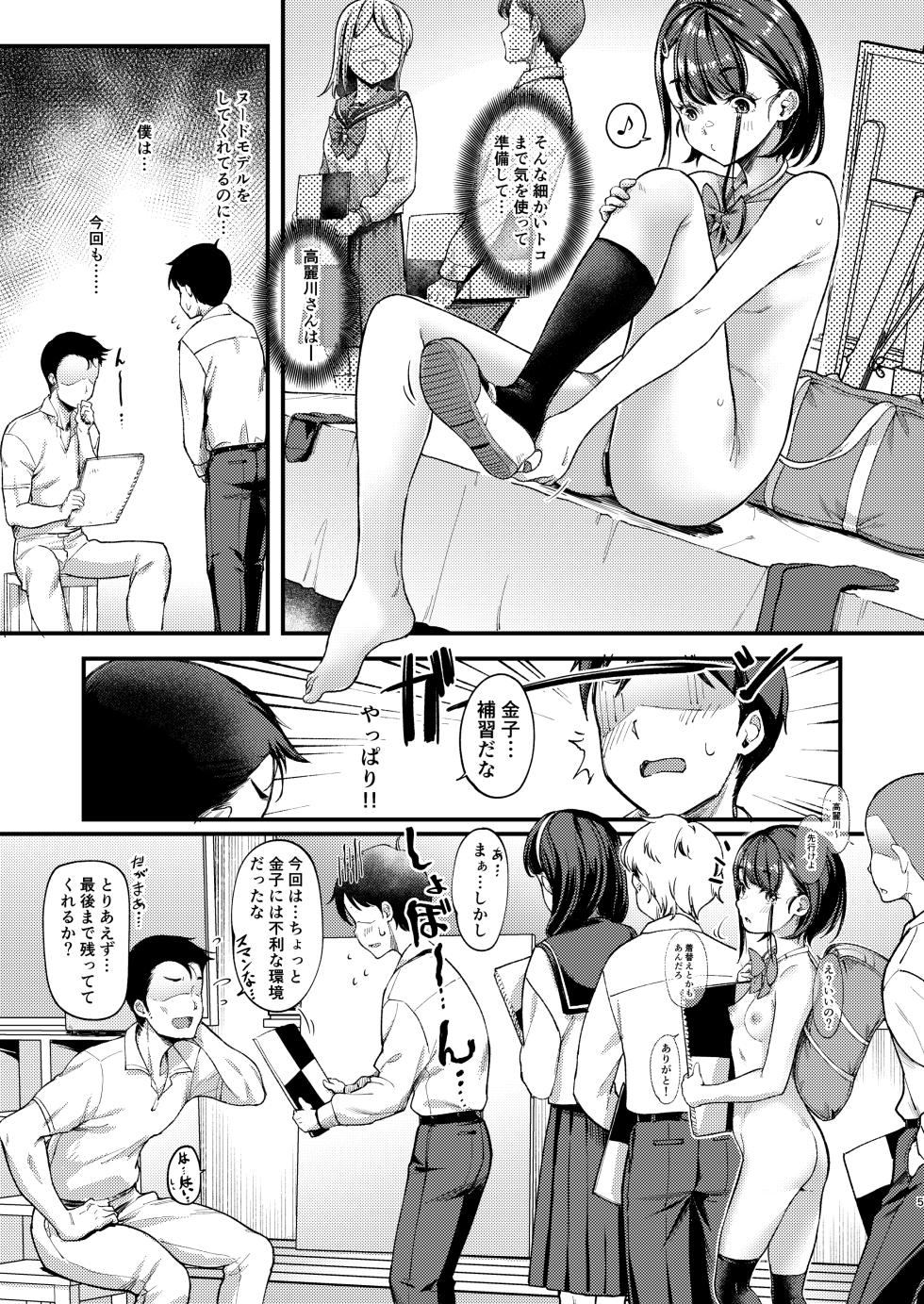 [Room Guarder (Tokinobutt)] Bijutsu Model-bu no Komagawa-san 3 [Digital] - Page 5