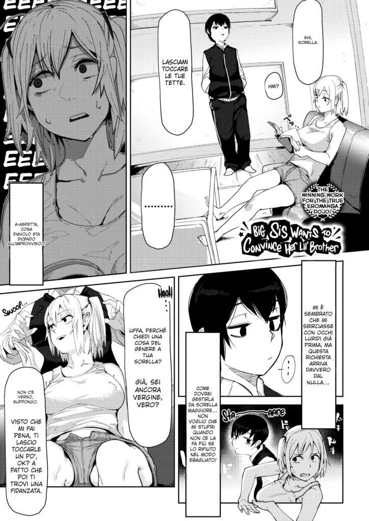 [Torigoshi CROW] Onee-chan wa Otouto o Wakarasetai | Fratellino Vivace (COMIC HOTMILK 2020-04) [Italian] [Digital] - Page 1
