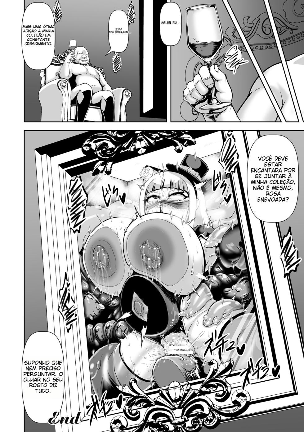 [Naniwadou Matatabi] Onna Kaitou Misty Rose ~Byaku Slime no Wana~ (Kukkoro Heroines Vol. 42) [Portuguese-BR] [TR-180] [Digital] - Page 20