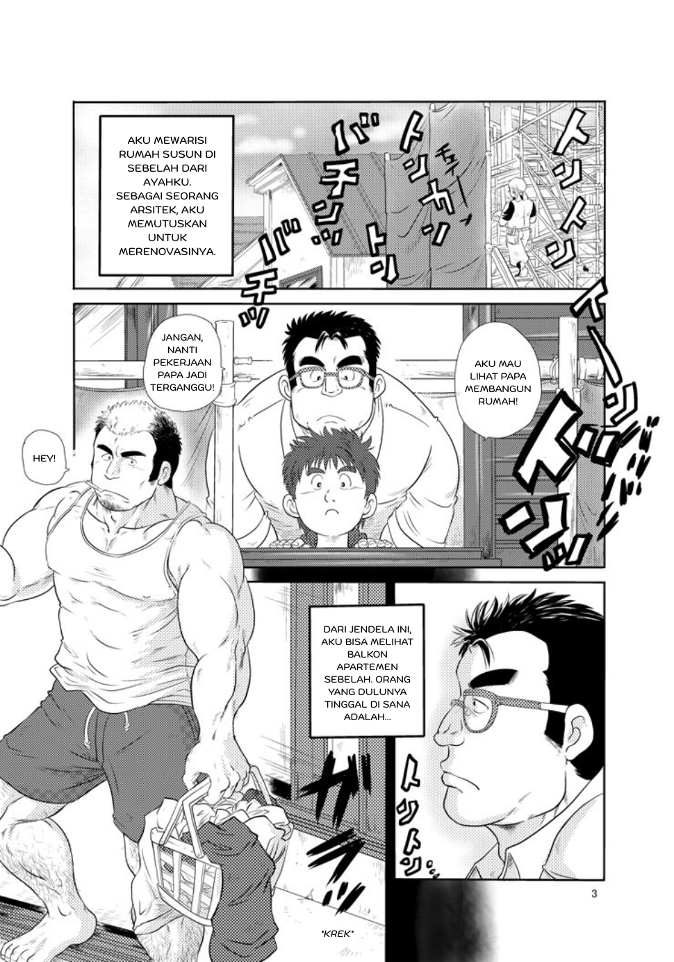 [Boku (Ochita Taiji)] Tonari no Tanako-san | Tetangga Sebelah [Indonesian] [Digital] - Page 2