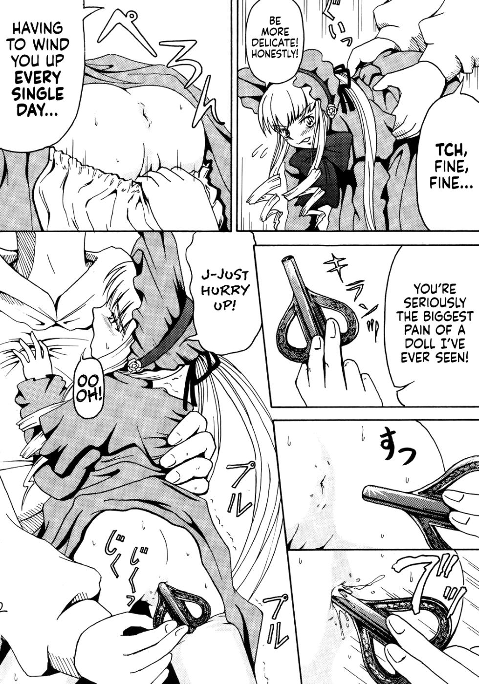 [Himitsu Doyoubi (Matsutaka Zon)] Oshiri no Neji wo Maite (Rozen Maiden) | Wind Up My Butt Key (Rozen Maiden) [English] [Castle TL] - Page 3