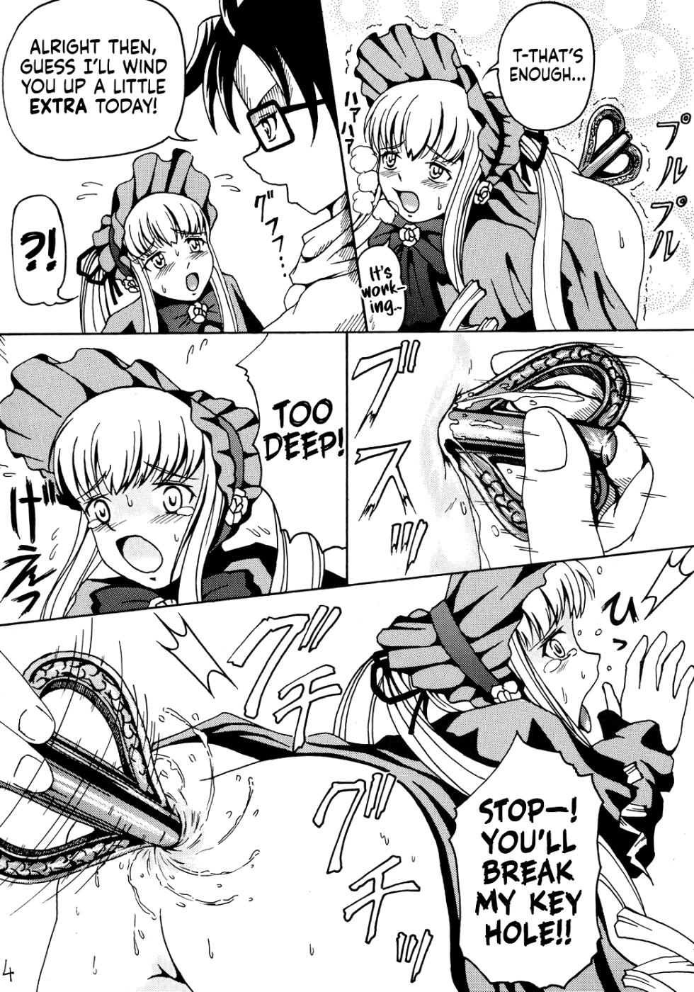 [Himitsu Doyoubi (Matsutaka Zon)] Oshiri no Neji wo Maite (Rozen Maiden) | Wind Up My Butt Key (Rozen Maiden) [English] [Castle TL] - Page 5