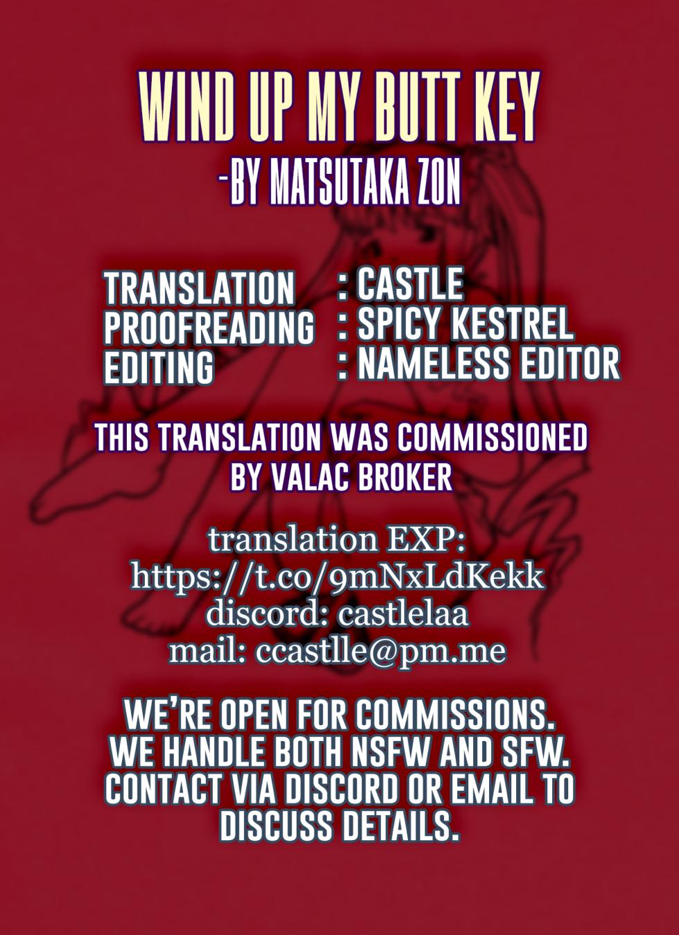 [Himitsu Doyoubi (Matsutaka Zon)] Oshiri no Neji wo Maite (Rozen Maiden) | Wind Up My Butt Key (Rozen Maiden) [English] [Castle TL] - Page 23