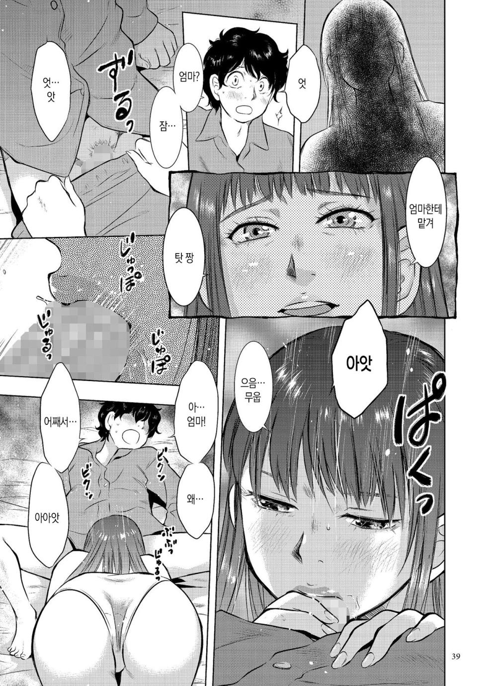 [Uramac] Boshi Soukan Nikki - Kaa-san, Ichido dake dakara.... | 모자상간일기 - 엄마, 한 번만이니까... [Korean] [팀 숙녀] [Digital] - Page 38