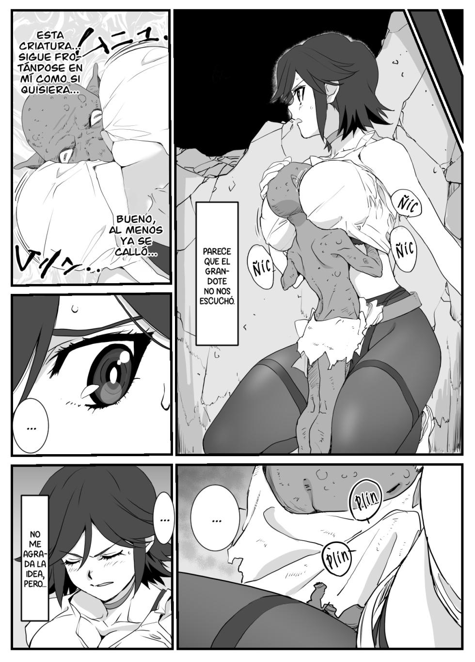 [Wonderful Sweater] Hitozuma Boukensha Doukutsu ~Teikyuu Monster Oppai Houshi~ [Spanish] - Page 8