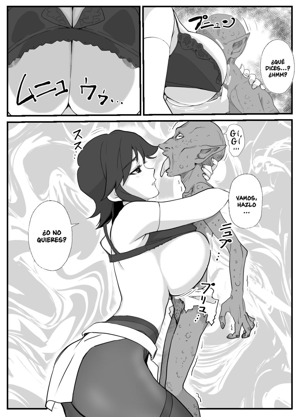 [Wonderful Sweater] Hitozuma Boukensha Doukutsu ~Teikyuu Monster Oppai Houshi~ [Spanish] - Page 11