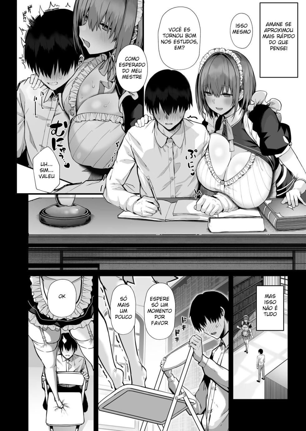 [Flock Blue (Blue_Gk)] Love Maid -Yasashikute Amaama na Kyonyuu Ero Maid San to SEX Shimakuru Ohanashi- | Amor de Empregada – Uma História Sobre Fazer Sexo com uma Empregada Gentil, Doce, de Seios Grandes e Sexy – [Portuguese] [PT-BR] [Digital] - Page 9