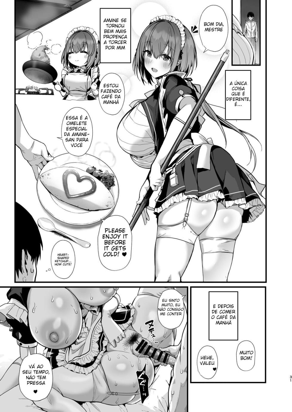 [Flock Blue (Blue_Gk)] Love Maid -Yasashikute Amaama na Kyonyuu Ero Maid San to SEX Shimakuru Ohanashi- | Amor de Empregada – Uma História Sobre Fazer Sexo com uma Empregada Gentil, Doce, de Seios Grandes e Sexy – [Portuguese] [PT-BR] [Digital] - Page 30