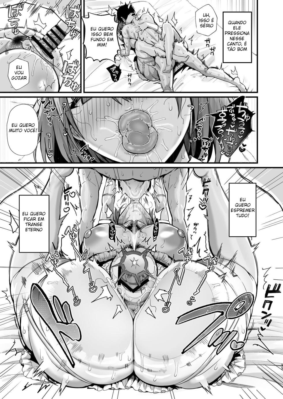 [Flock Blue (Blue_Gk)] Love Maid -Yasashikute Amaama na Kyonyuu Ero Maid San to SEX Shimakuru Ohanashi- | Amor de Empregada – Uma História Sobre Fazer Sexo com uma Empregada Gentil, Doce, de Seios Grandes e Sexy – [Portuguese] [PT-BR] [Digital] - Page 32