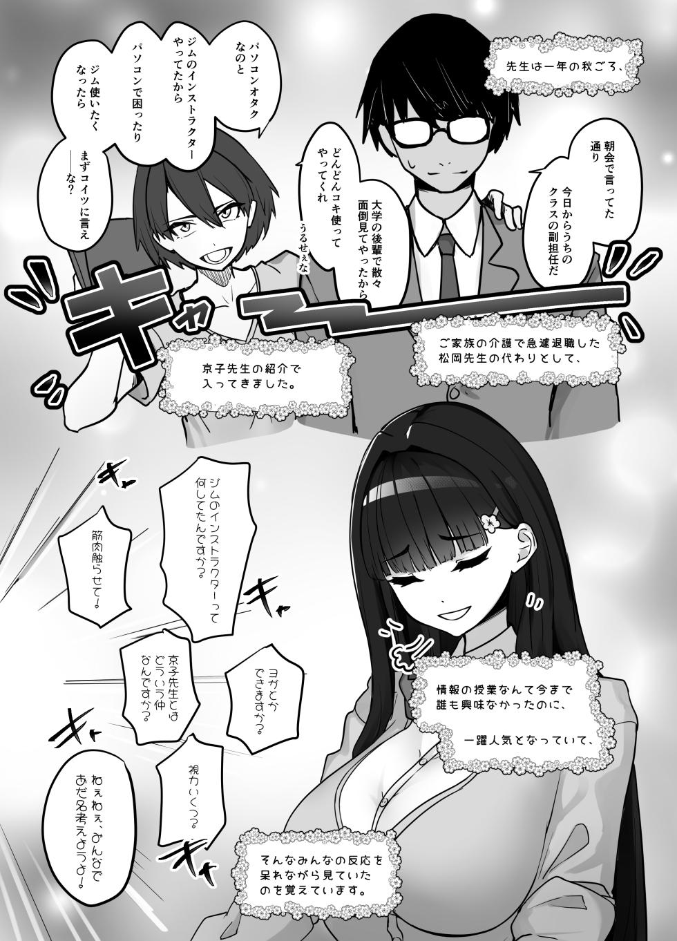 [Nietzsche (Sukechi)] Sensei to no Sex Nikki ~Joshikou ni Kayou Naganyuu Yuutousei no Retsujou~ - Page 9