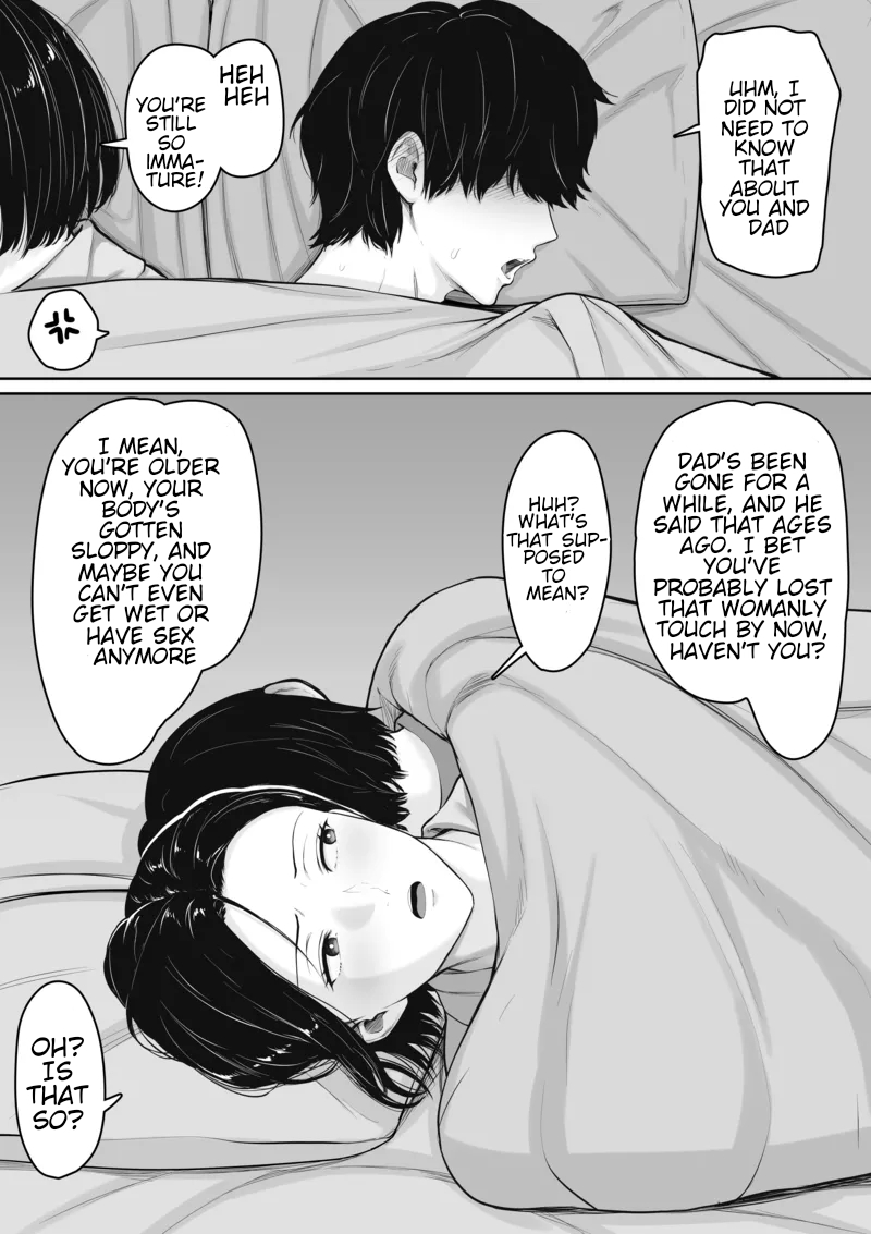 [Kuruto] Kimottama Kaa-chan to Kenka Bakari no Neet no Ore ga Kaa-san ni Nakadashi shite kara Nakayoku natta Hanashi | How my hotheaded mom and I went from always fighting to getting along... After I came inside her [English] [Waterkujo] [Decensored] - Page 6
