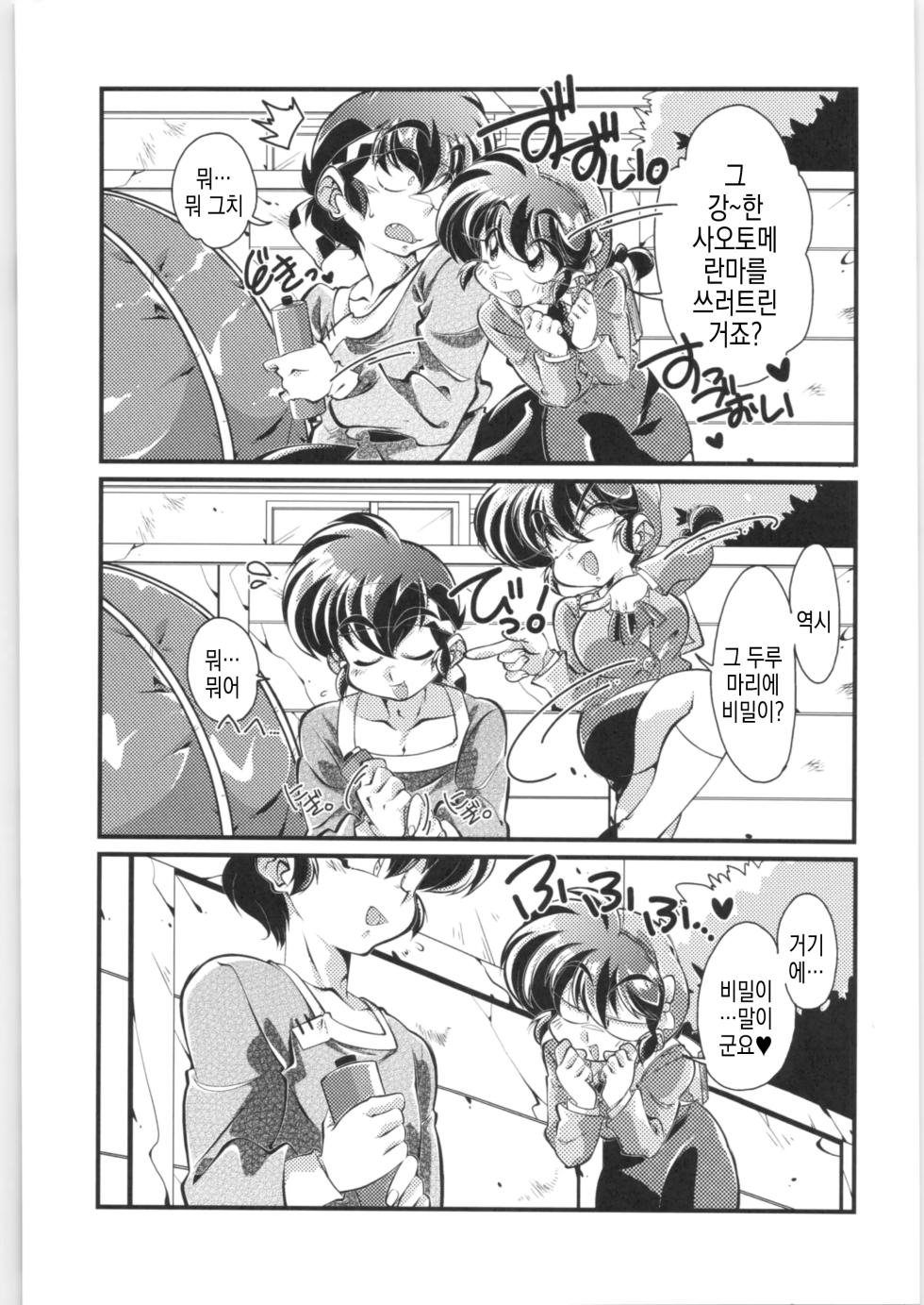 (C97) [RinRinDou (Suzusato Rinka)] Sono Ai Watashi ni Kimenasai! | 그 사람 나로 고르라고! (Ranma 1/2) [Korean] - Page 5