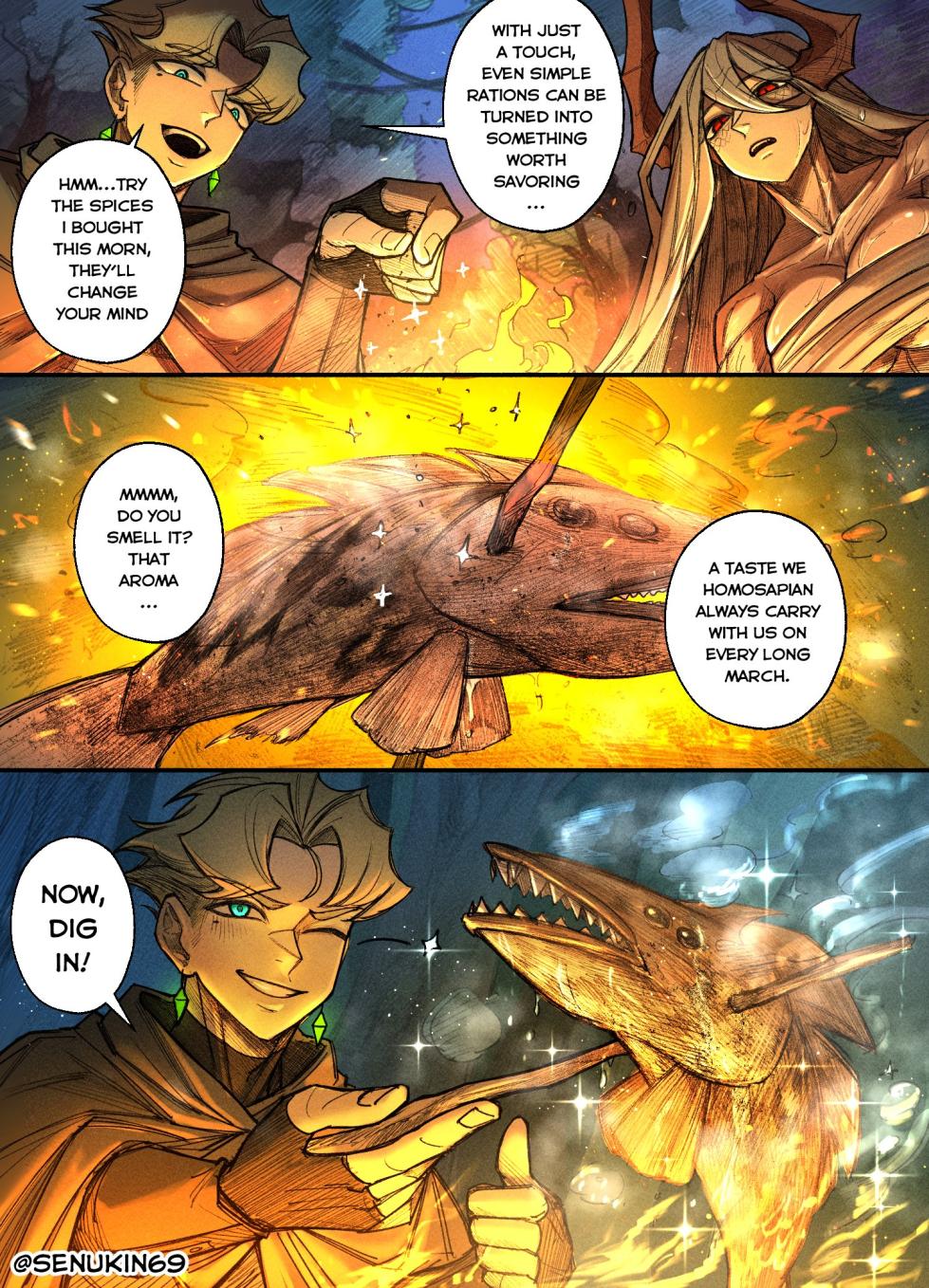 [Senukin] The Cleric and The Horned Warrior - Doomsia's Healing Sessions [ongoing] - Page 35