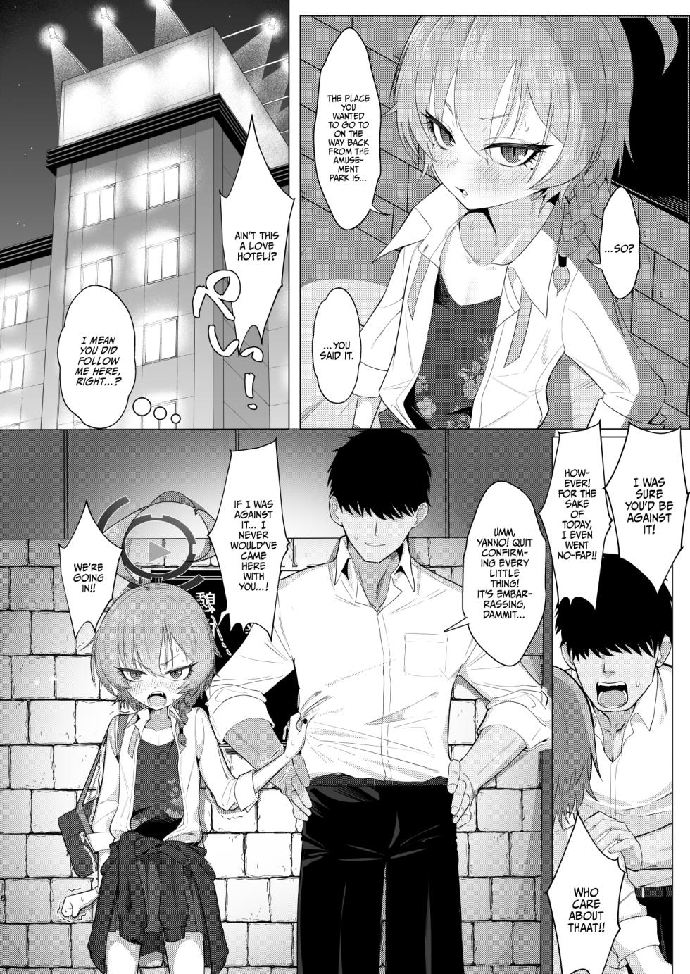 [Hakeverse (Hakeashi)] Neru to Date shite Icha Love Sex Hon | Book About Going on a Date and Having Sex with Neru (Blue Archive) [English] {Doujins.com} [Digital] - Page 5