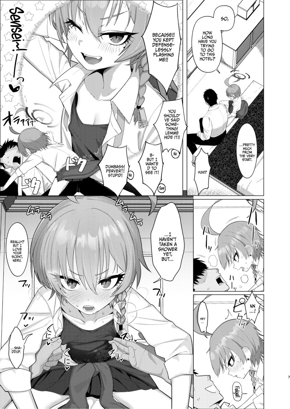 [Hakeverse (Hakeashi)] Neru to Date shite Icha Love Sex Hon | Book About Going on a Date and Having Sex with Neru (Blue Archive) [English] {Doujins.com} [Digital] - Page 6