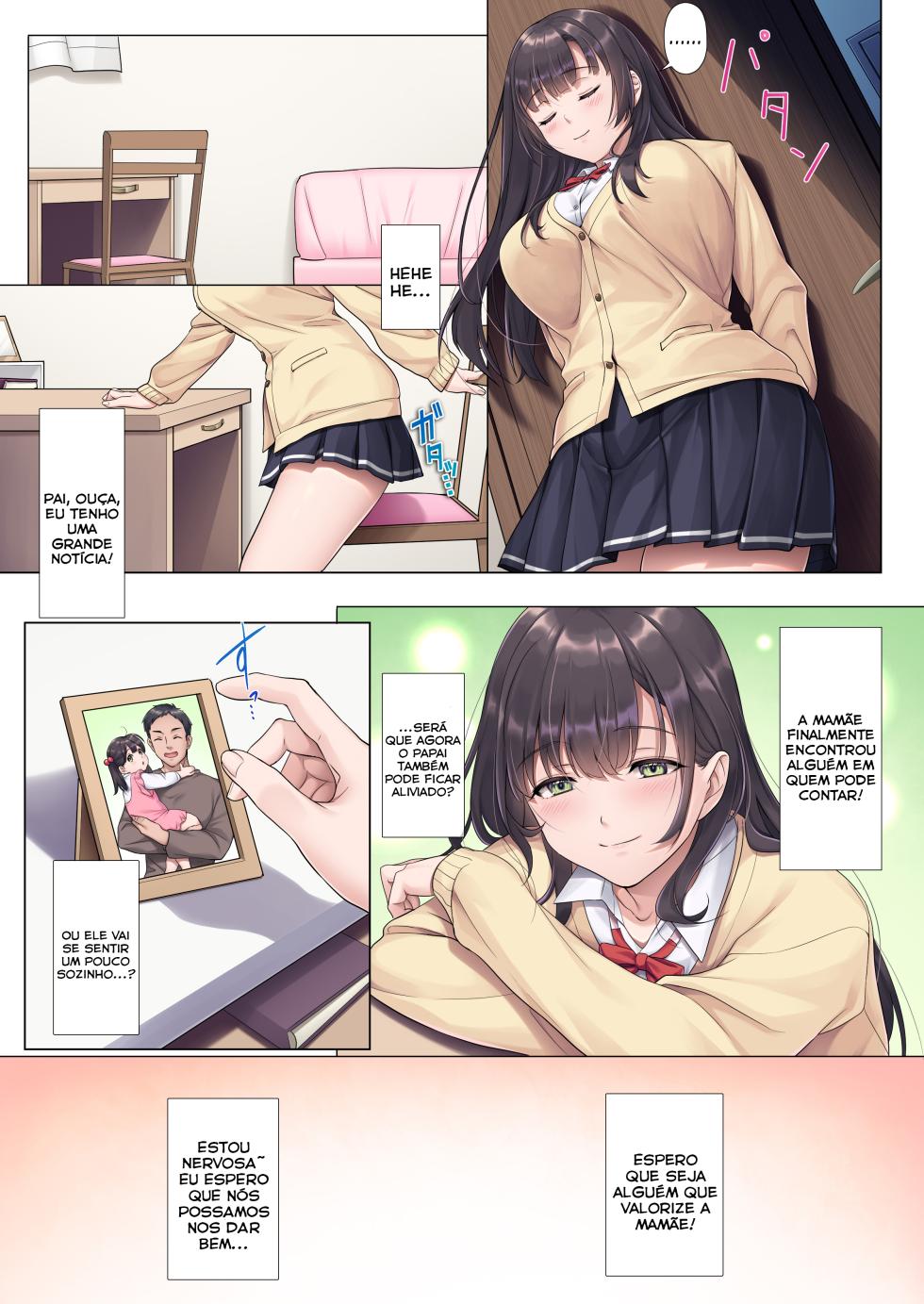 [Airy Socks (Mafuyu HEMP)] Otou-san Yamete―― | Pai, pare―― [Portuguese-BR] [TraduZion] - Page 8
