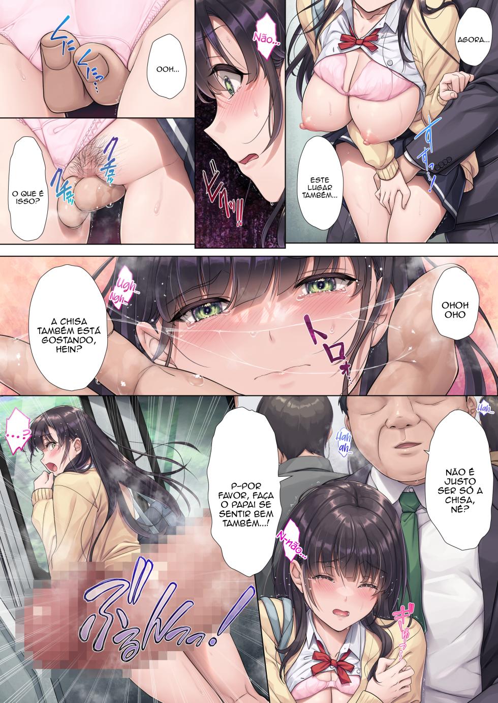 [Airy Socks (Mafuyu HEMP)] Otou-san Yamete―― | Pai, pare―― [Portuguese-BR] [TraduZion] - Page 14