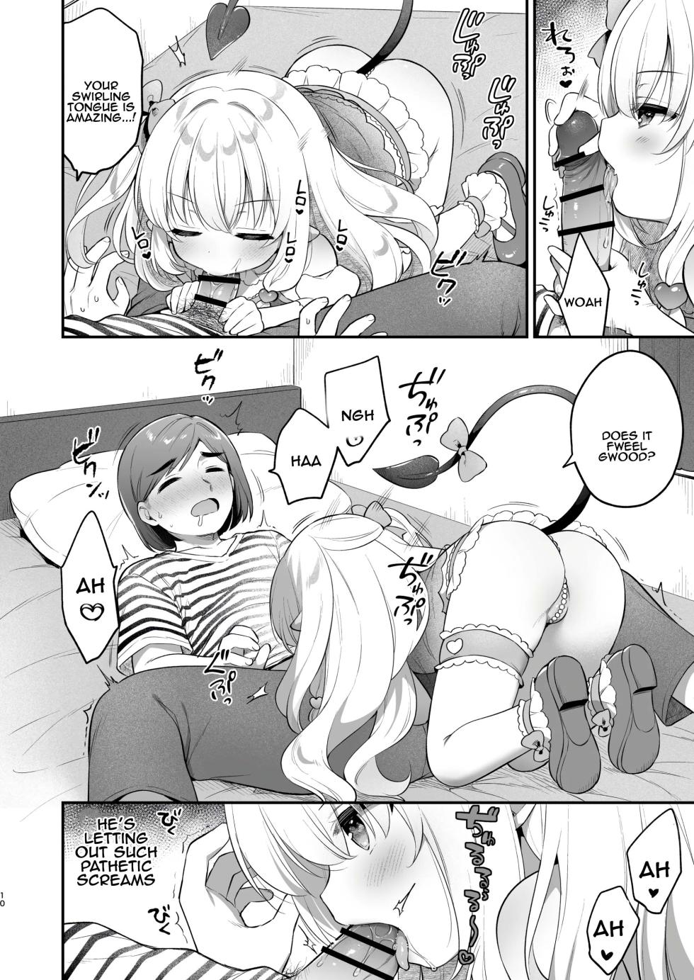[Usacastle (Usashiro Mani)] Makeru na Kouketsu Succubus-chan | Don't lose, noble succubus-chan [English] [Tenuous Scans] [Digital] - Page 10