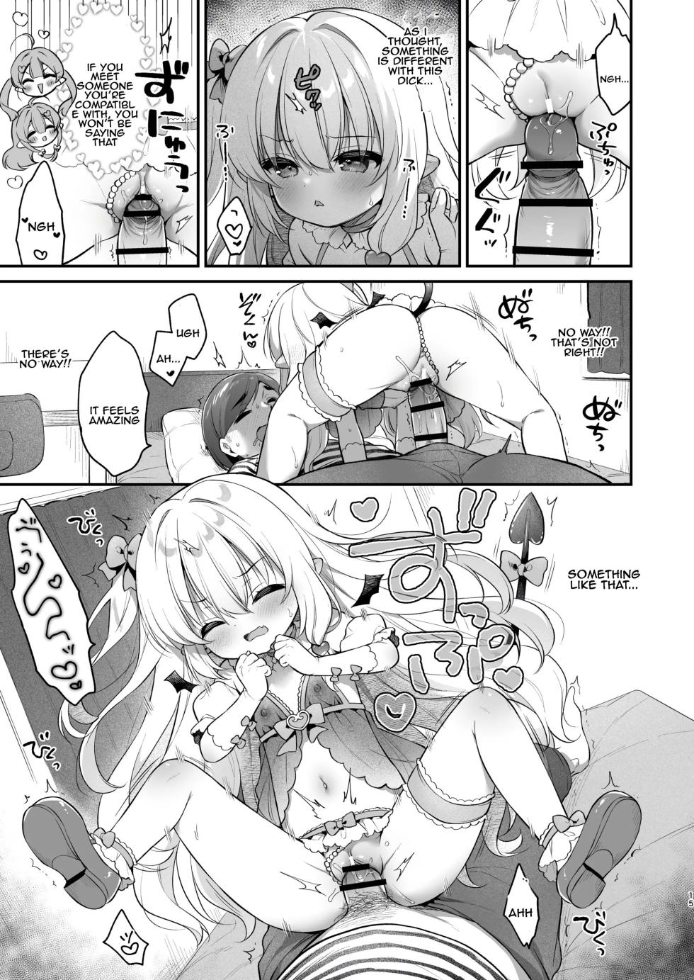 [Usacastle (Usashiro Mani)] Makeru na Kouketsu Succubus-chan | Don't lose, noble succubus-chan [English] [Tenuous Scans] [Digital] - Page 15