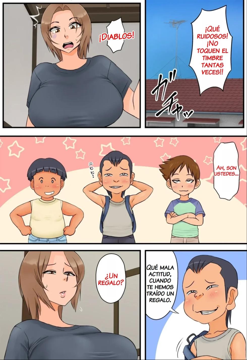 [Rapurando] Tomodachi no Hahaoya ga Keitai no Motoyan datta node Yowami o Nigitte Yaritai Houdai shite mita 2｜Aprovechare la Debilidad de mi Amigo, Cuya Madre era una Ex-yanki y Hare lo que me Plazca con Ella 2 [Spanish] [NTRForever] - Page 7