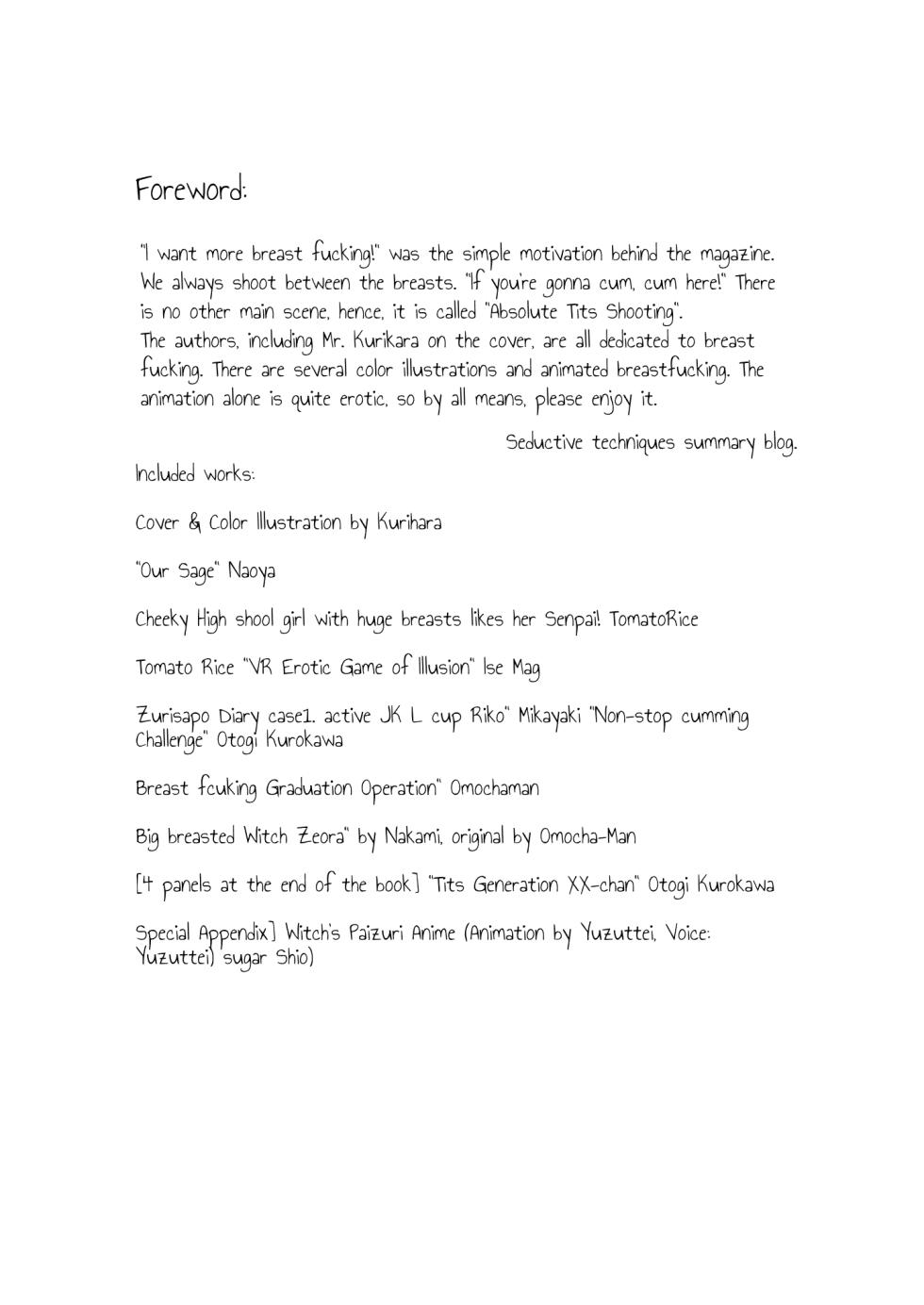 [Irojikake Matome Blog (Various)] Paizuri Senmon Zasshi "Zettai Chichi Kyousha" Vol 1 | Paizuri Fetishist Magazine: "Total Climax Between Breasts!" Vol. 1 [English] - Page 4