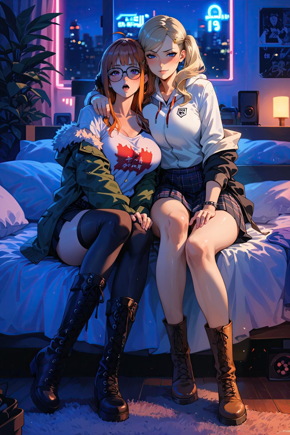 Ann X Futaba Jpgs [AI Generated] - Page 1