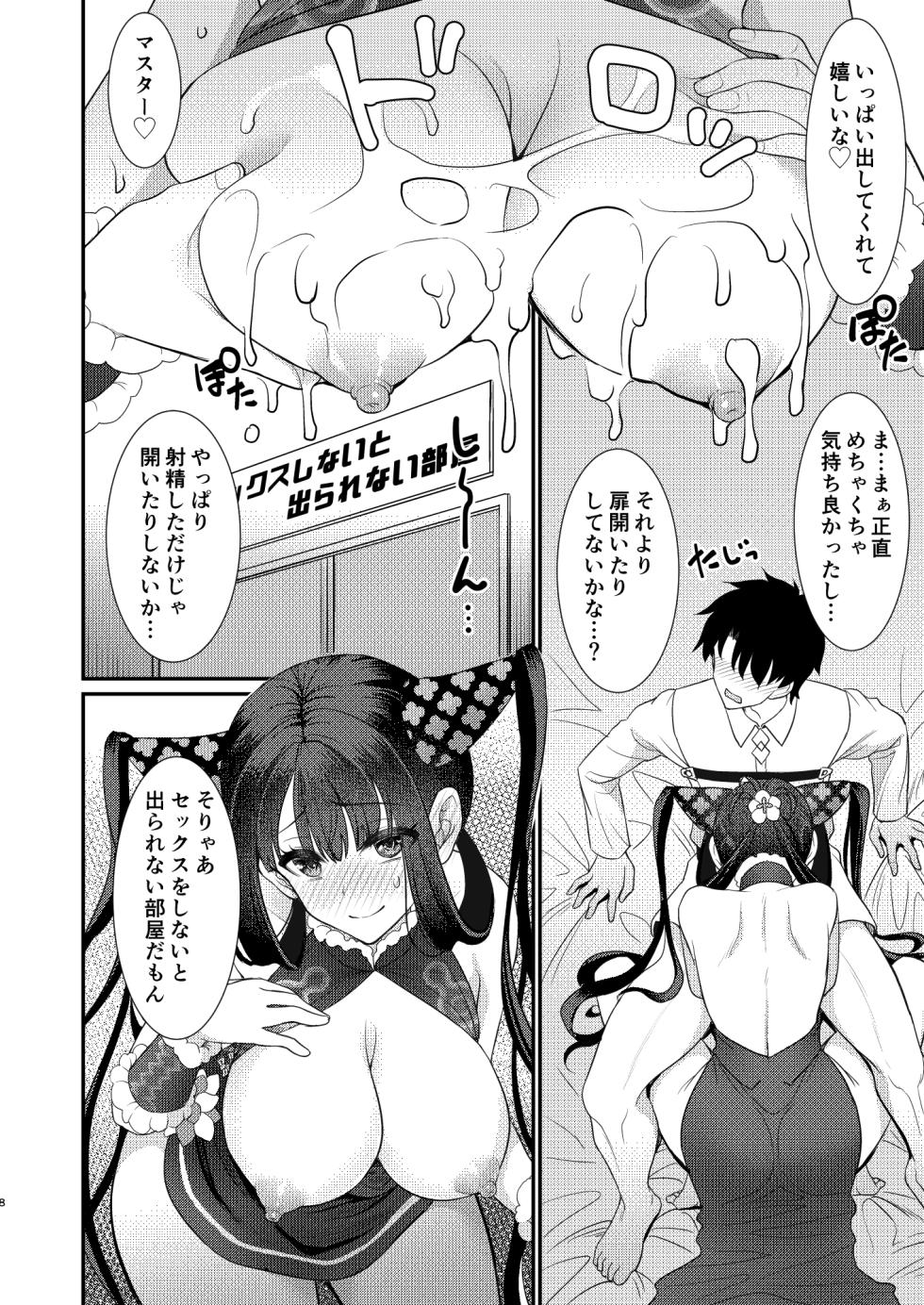 [Yohsyuan (Son Yohsyu)] Rei no Heya de SEX Shita noni Derarenai Ken (Fate/Grand Order) [Digital] - Page 7