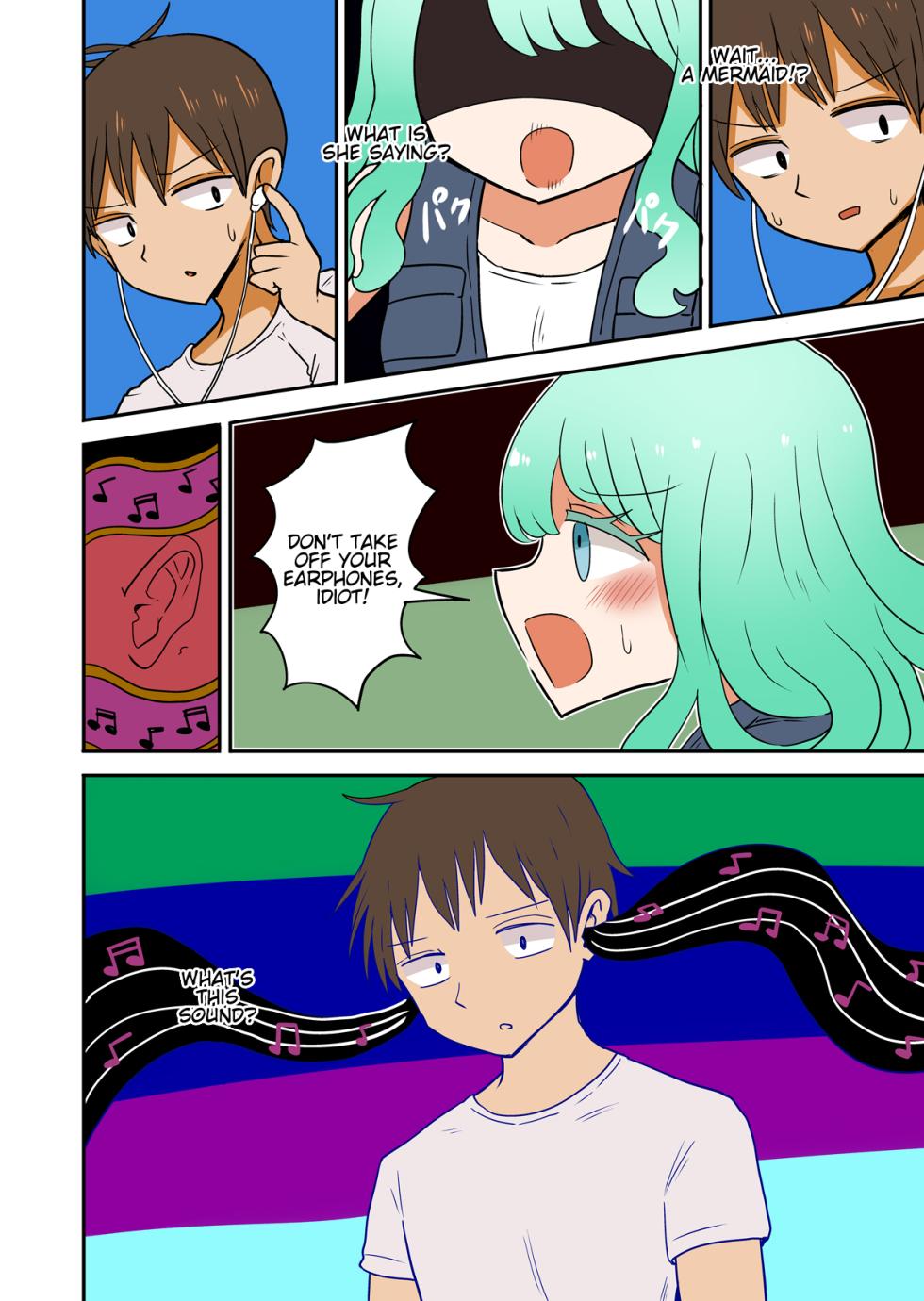 [Murasaki Nyanko Bar (Vae)] Father and son turned into mermaids [english] - Page 4
