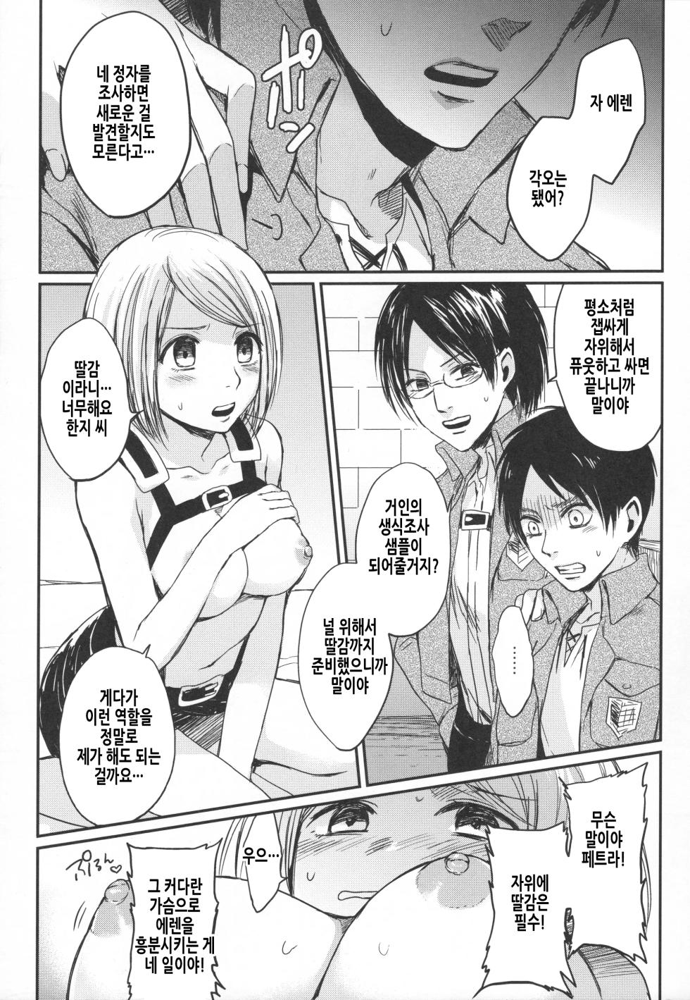 (C89) [plantain (Nichii)] ASSAULT ON EREN harlem (Shingeki no Kyojin) [Korean] - Page 11