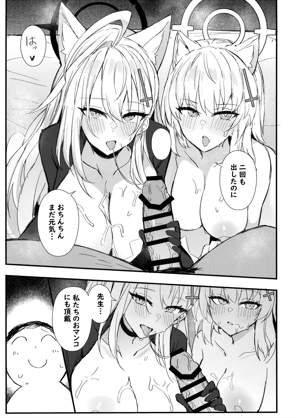 (C106) [KEDAMAMARU] Shiroko-tachi wa Sensei no ○○○ ga Hoshii (Blue Archive) - Page 12