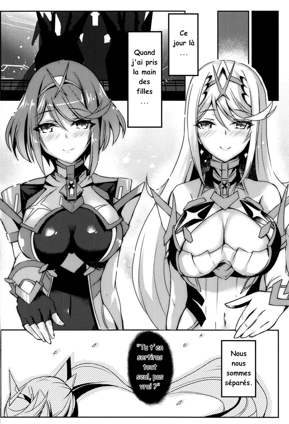 (COMIC1☆17) [Dorayakiya (Inoue Takuya)] Pneuma-chan no Ecchi Hon (Xenoblade Chronicles 2) [French] - Page 3