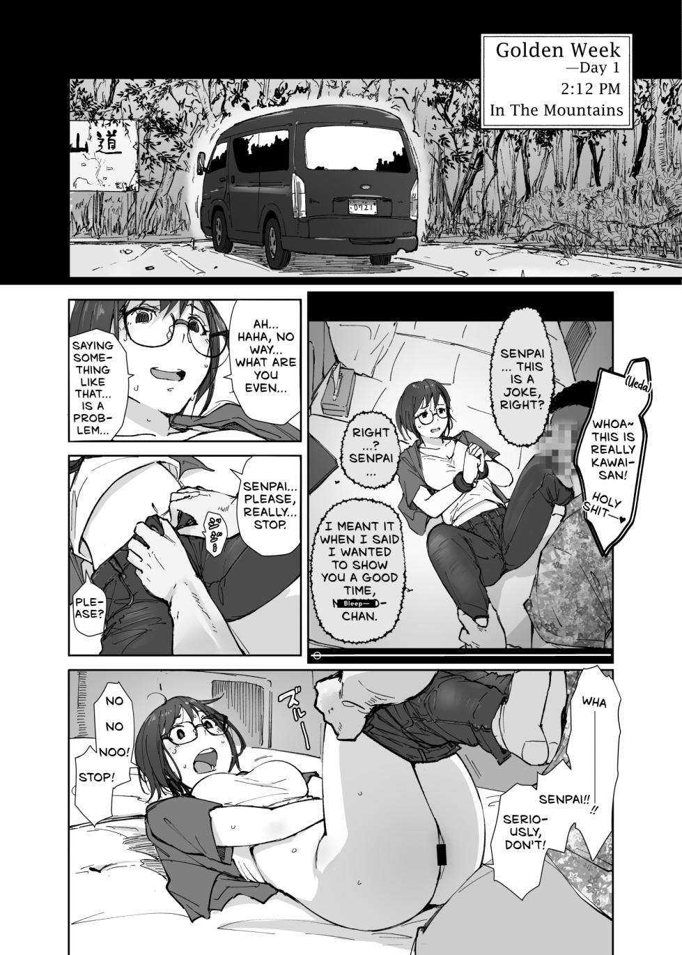 [Arakureta Monotachi (Arakure)] Senpai no Dekai Kuruma ga Boku no Kanojo o Nosete Hageshiku Yureru | My Girlfriend's Rocky Ride in Senpai's Big Car [English] [keyfew] [Digital] - Page 19