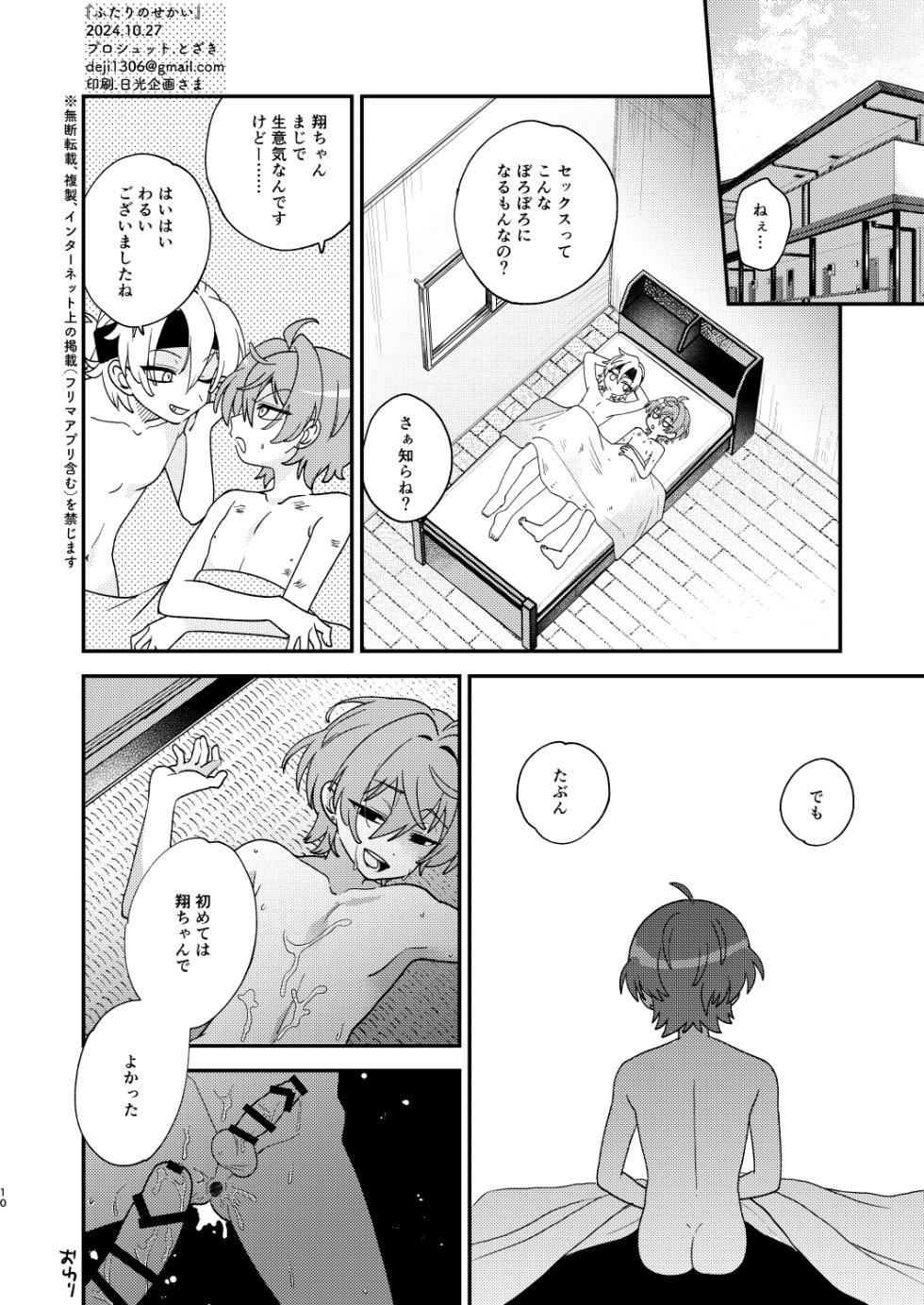 [Prosciutto (Tozaki)] Futari no Sekai (Tokyo Debunker) [Digital] - Page 9