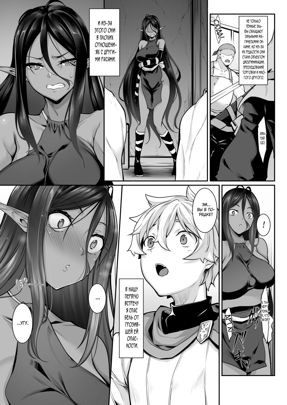 [In The Sky (Nakano Sora)] Chotto dake Ai ga Omoi Dark Elf ga Isekai kara Oikakete Kita | Слегка настойчивая тёмная эльфийка последовала за мной из другого мира [Russian] [Mizumono, 2dd] [Digital] - Page 10