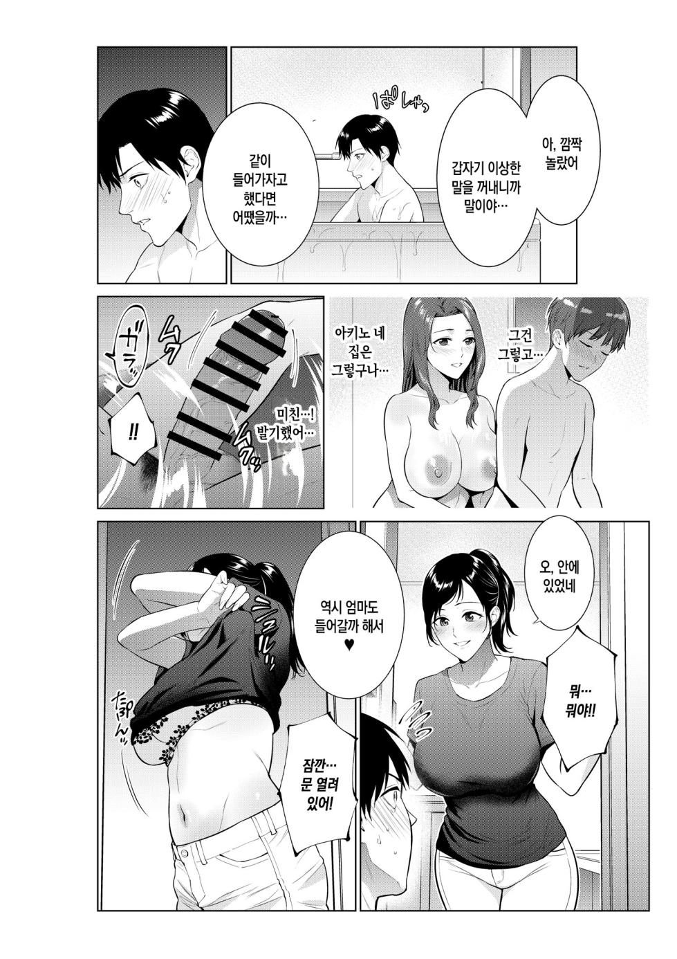 [Natsu no Oyatsu] Nyuuyoku kara Hajimaru Haha to no Nikuyoku Seikatsu | 목욕부터 시작하는 엄마와의 육욕 생활 [Korean][팀 숙녀] - Page 3
