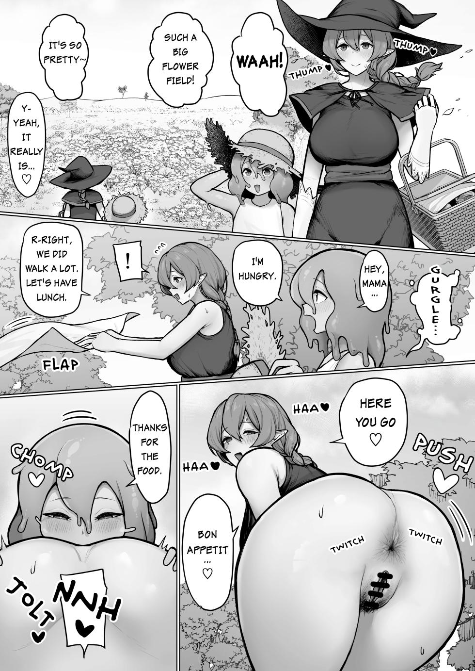 [Kakuzai] Majo no Unko o Taberu Slime Musume | The Slime Girl Who Eats the Witch’s Poop (Part 1 and 2) - Page 6