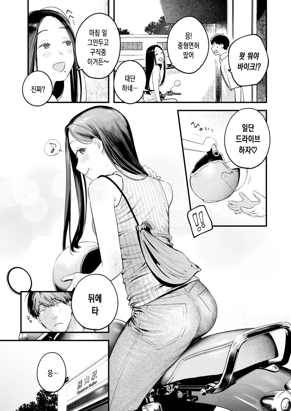 [Ouchi Kaeru] Senaka-koshi no Monolog | 등 너머 모놀로그 (COMIC Kairakuten 2025-10) [Korean] [Digital] - Page 4
