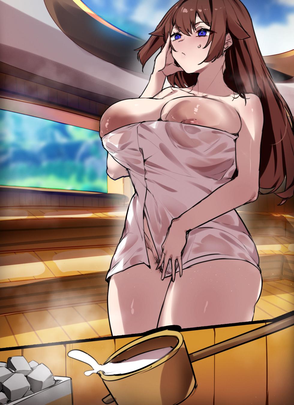 [Laika] ホロアースの誰も居ないサウナでド派手にオナるソラちゃん - Page 8