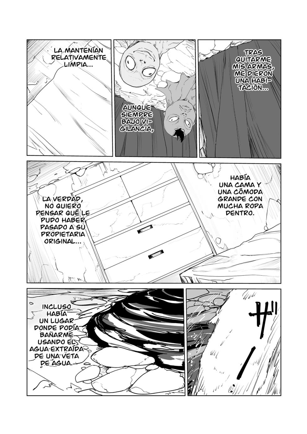 [Wonderful Sweater] Hitozuma Boukensha Doukutsu 2 ~Monster Senmon Doukutsu Soap Cosplay Paizuri Kyousha Course~ [Spanish] - Page 4