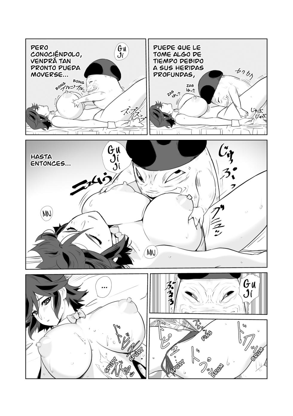 [Wonderful Sweater] Hitozuma Boukensha Doukutsu 2 ~Monster Senmon Doukutsu Soap Cosplay Paizuri Kyousha Course~ [Spanish] - Page 15