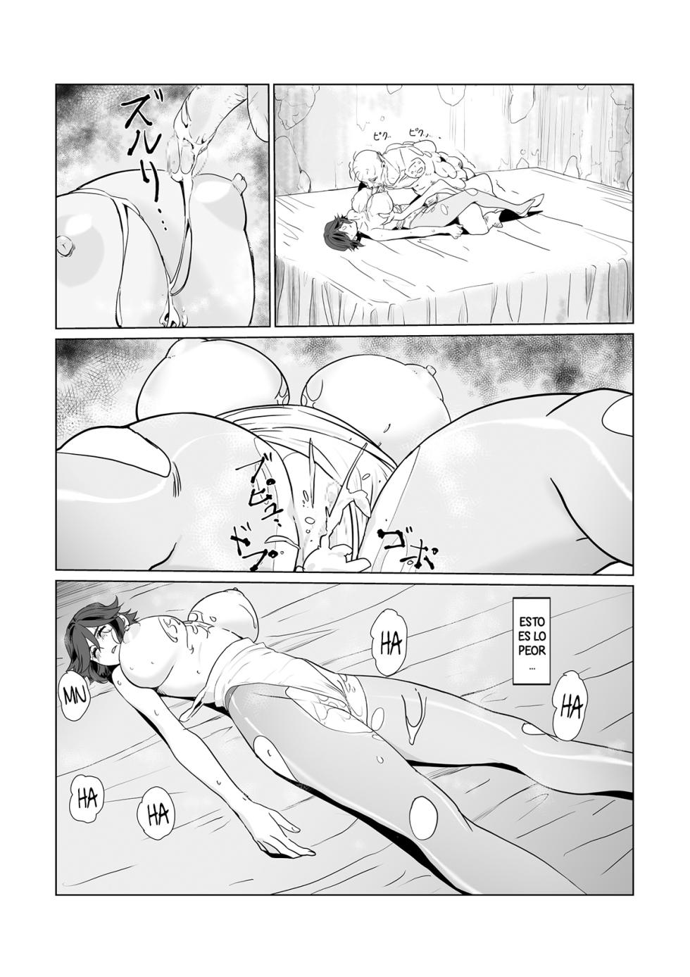 [Wonderful Sweater] Hitozuma Boukensha Doukutsu 2 ~Monster Senmon Doukutsu Soap Cosplay Paizuri Kyousha Course~ [Spanish] - Page 33