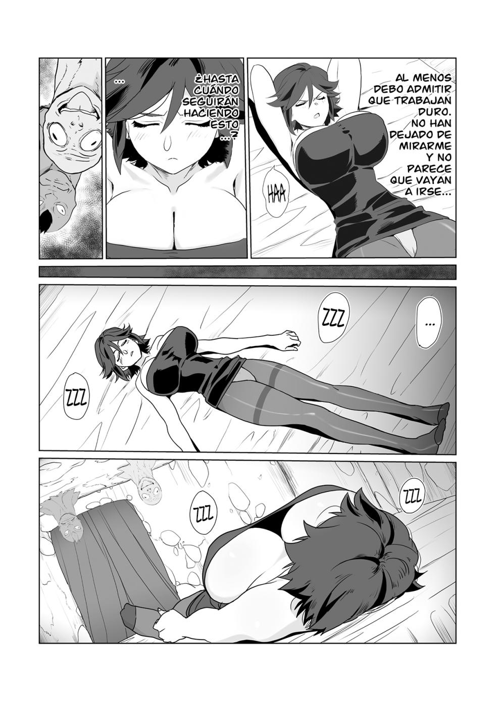 [Wonderful Sweater] Hitozuma Boukensha Doukutsu 2 ~Monster Senmon Doukutsu Soap Cosplay Paizuri Kyousha Course~ [Spanish] - Page 36